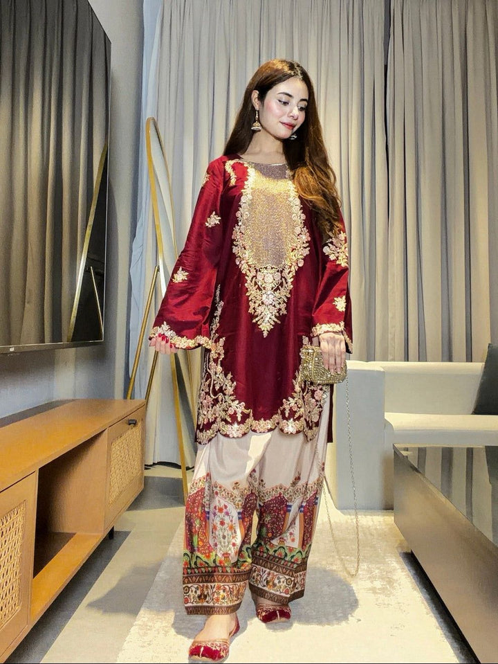 🌟 PREMIUM UNSTITCHED 2-PIECE SILK COLLECTION 🌟